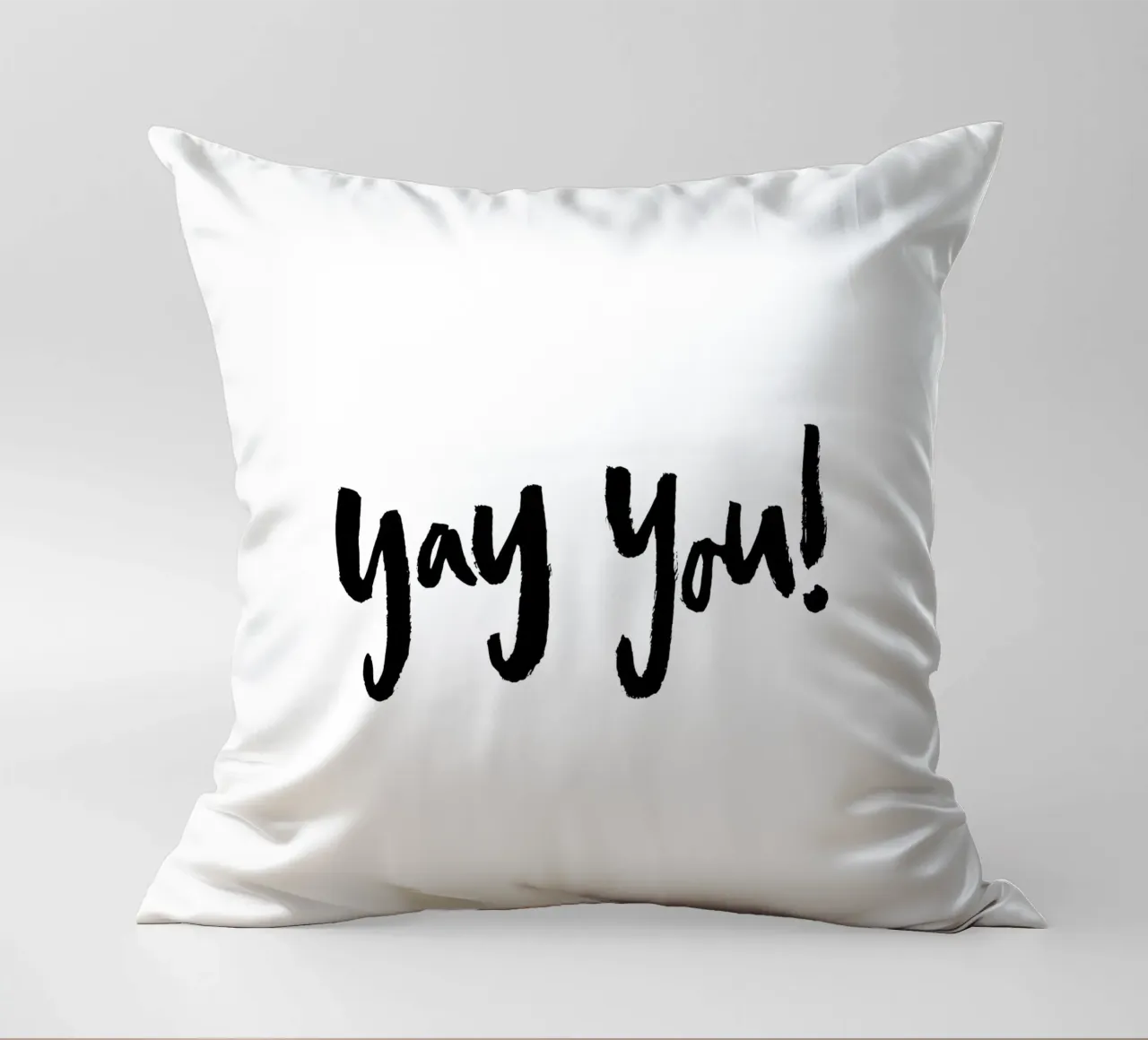Yay You cuscino da Brushmeetspaper