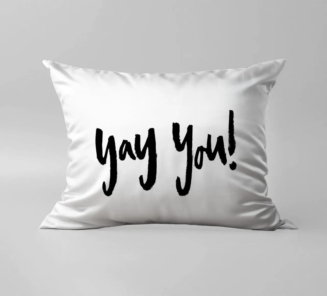 Yay You cuscino da Brushmeetspaper