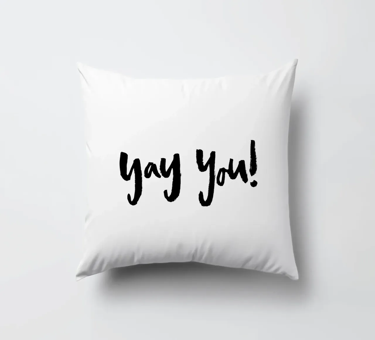 Yay You cuscino da Brushmeetspaper