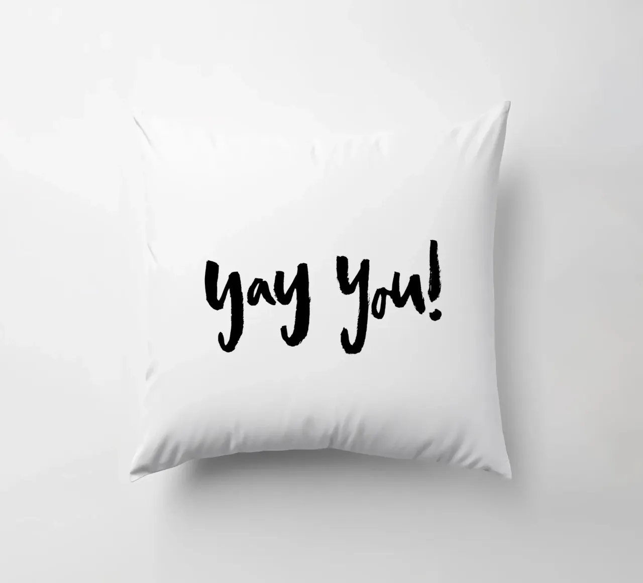 Yay You cuscino da Brushmeetspaper