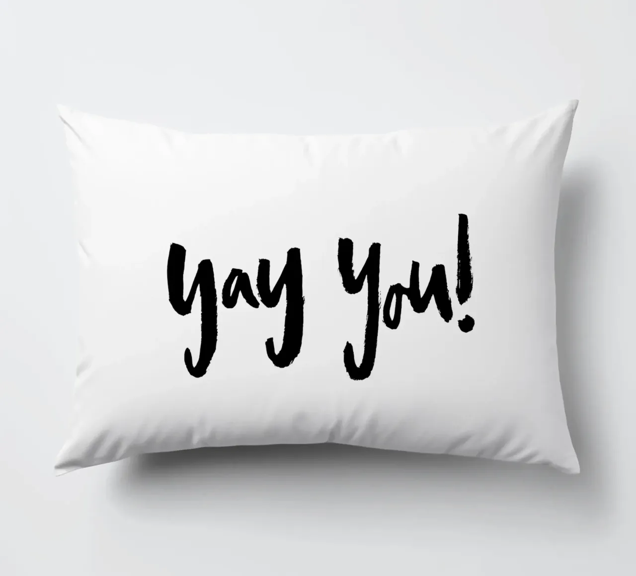 Yay You cuscino da Brushmeetspaper