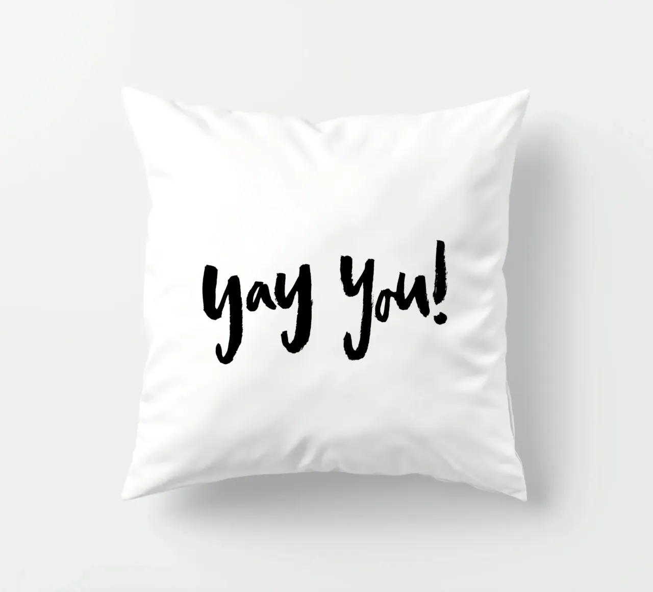 Yay You cuscino da Brushmeetspaper