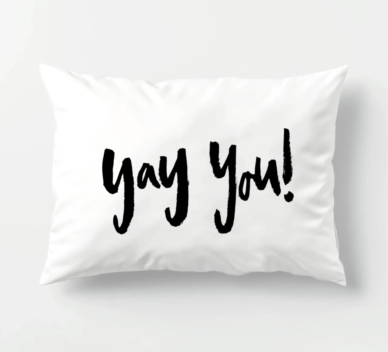 Yay You cuscino da Brushmeetspaper