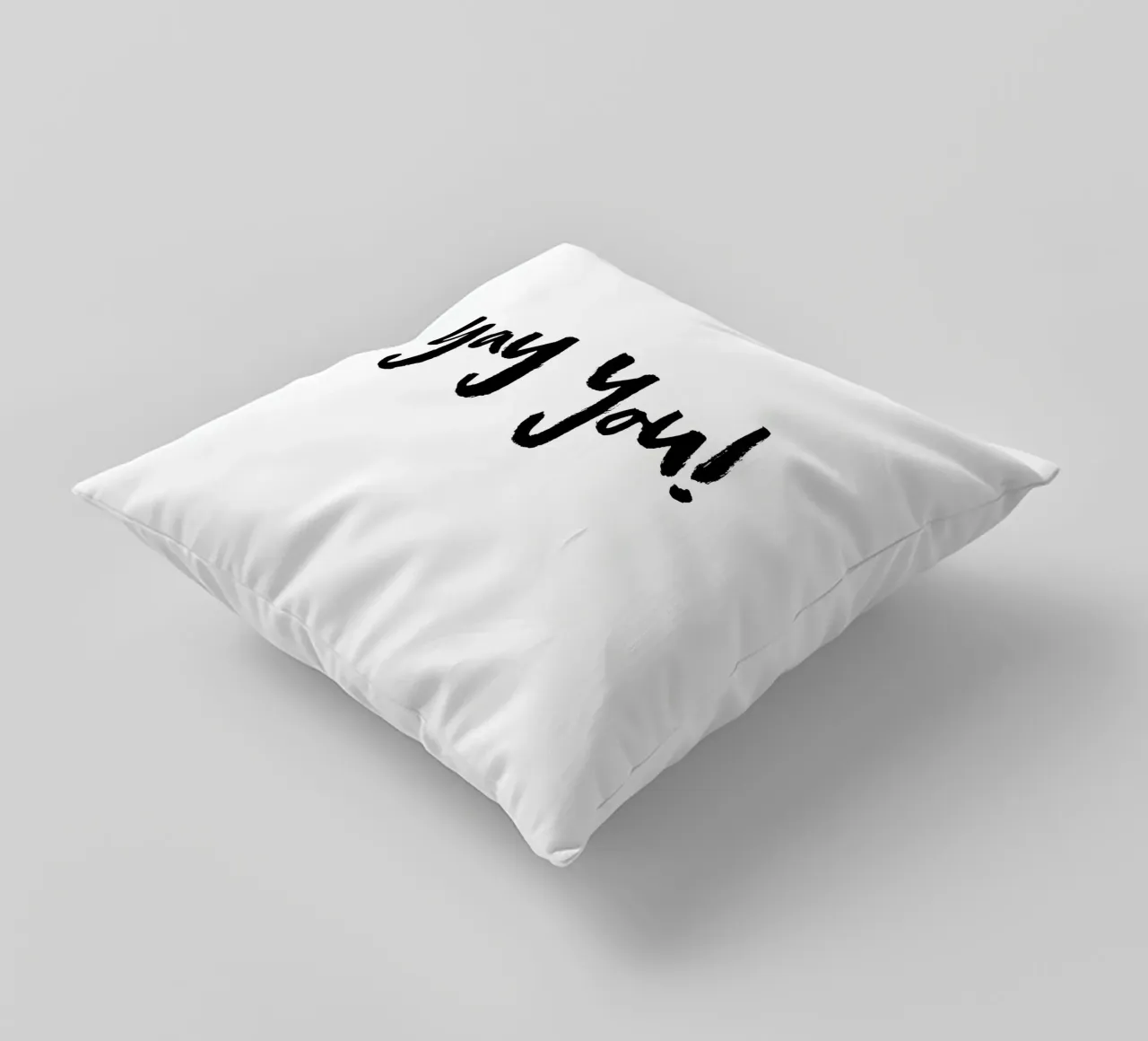 Yay You cuscino da Brushmeetspaper