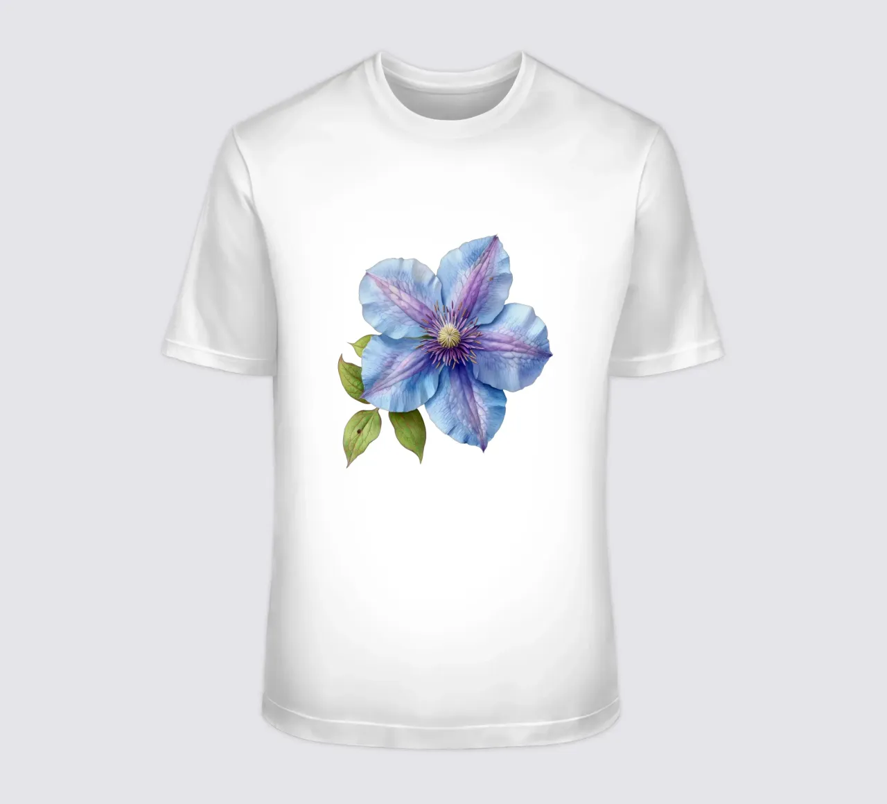 Clematis Flower 3 t-shirt by Bold Blooms