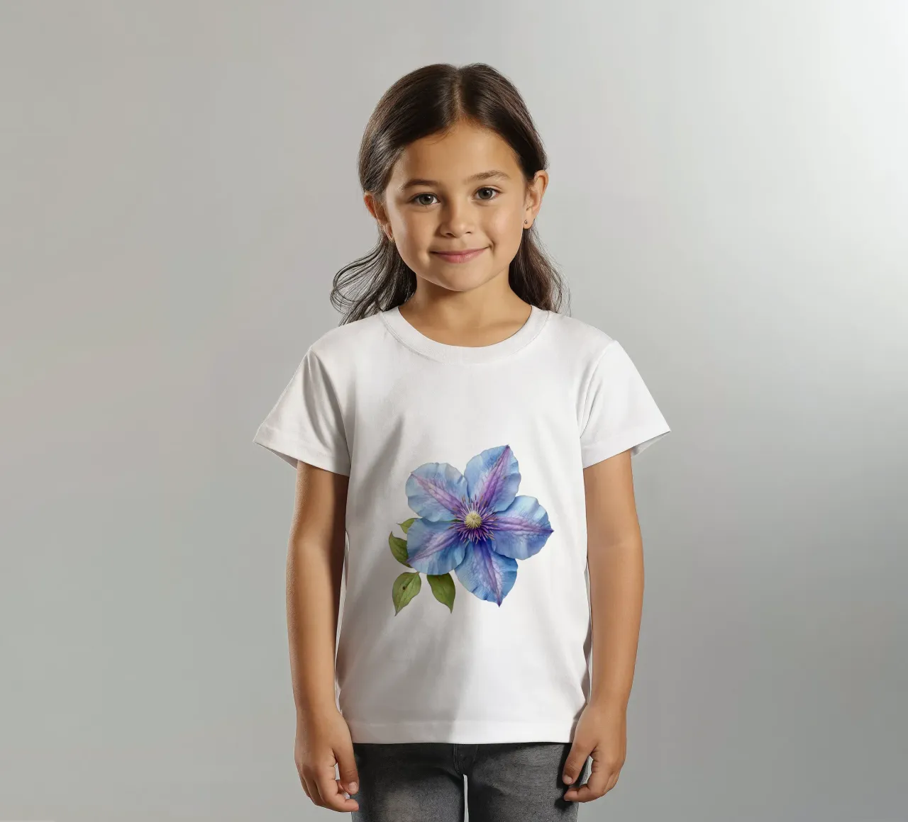 Clematisblüte 3 Kinder T-Shirt von Bold Blooms