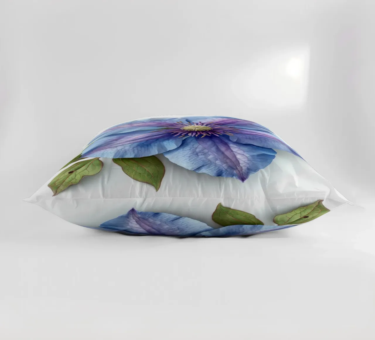 Fiore di clematide 3 cuscino da Bold Blooms