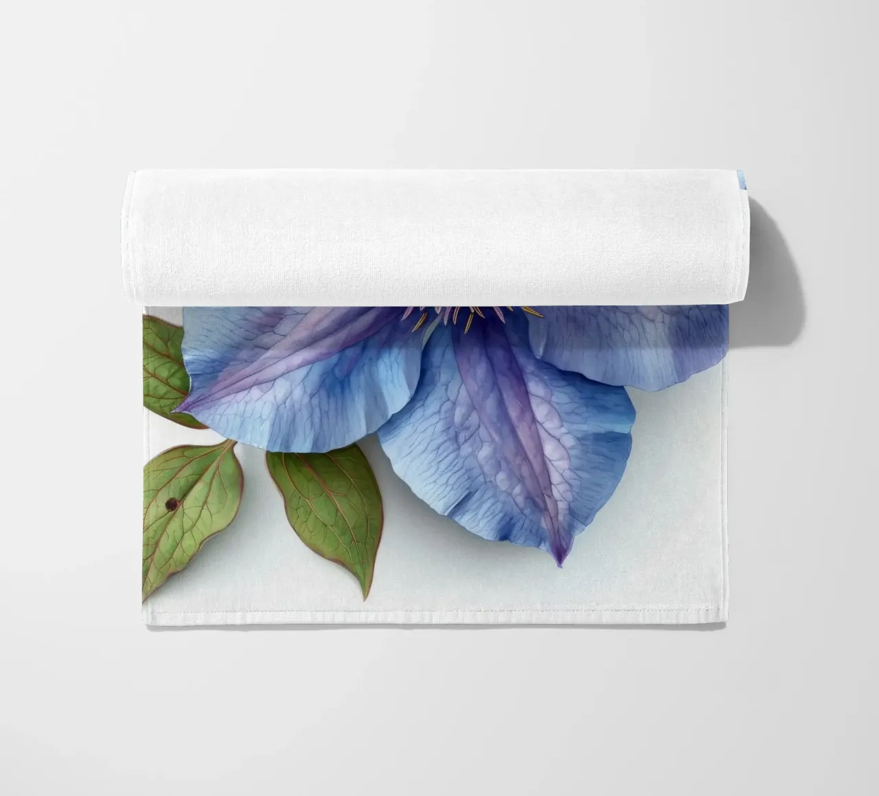 Fiore di clematide 3 telo mare da Bold Blooms