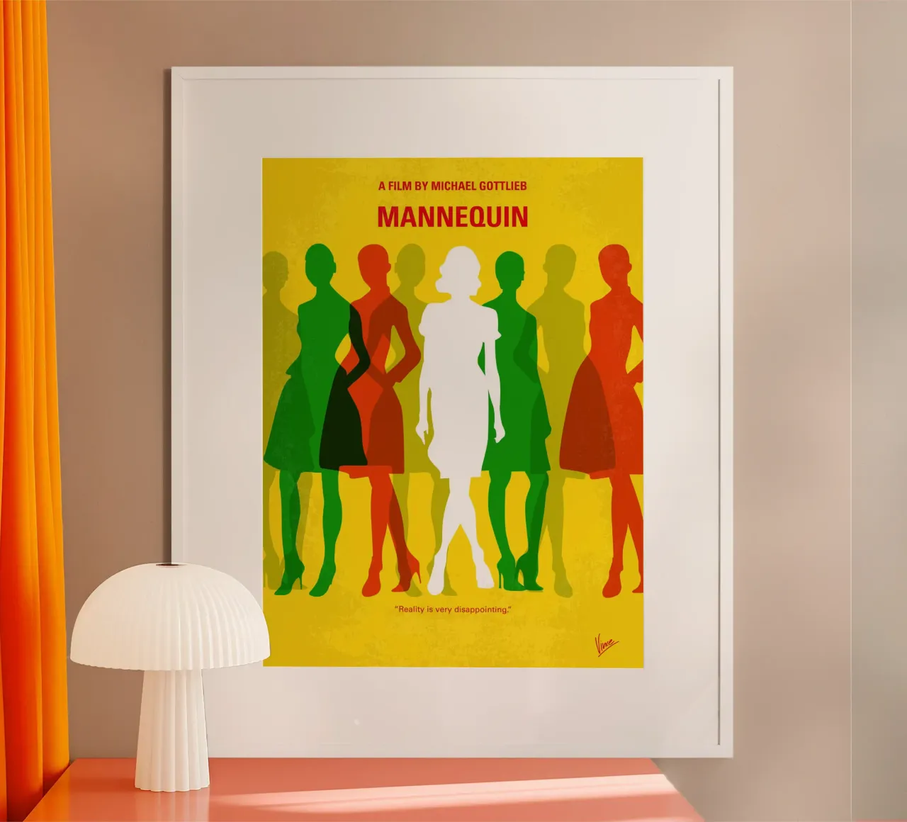 No984 My Mannequin minimal movie poster poster da Chungkong