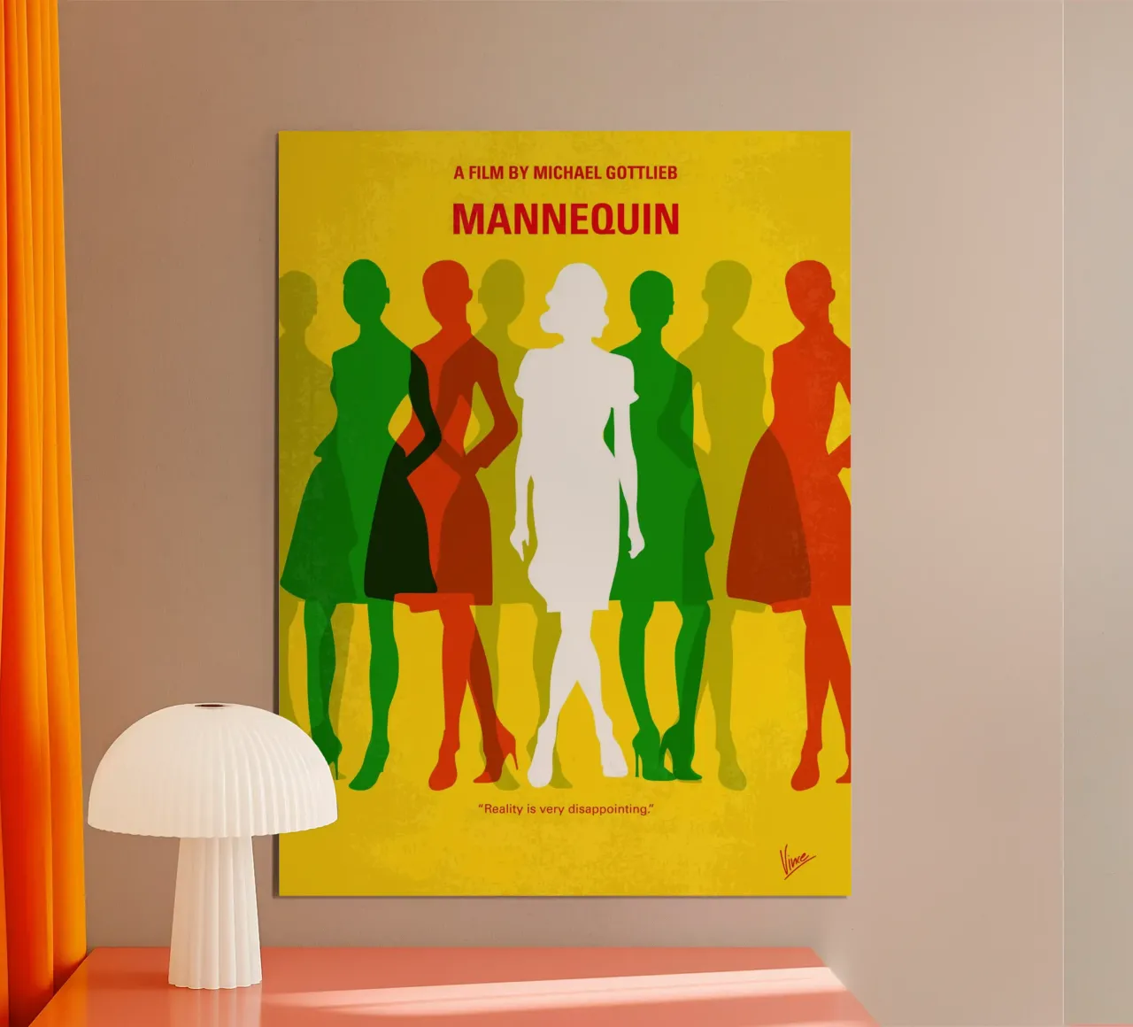No984 My Mannequin minimal movie poster poster da Chungkong