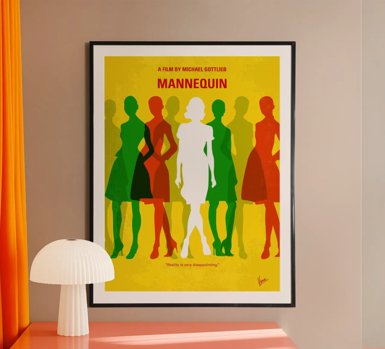 No984 My Mannequin minimal movie poster poster da Chungkong
