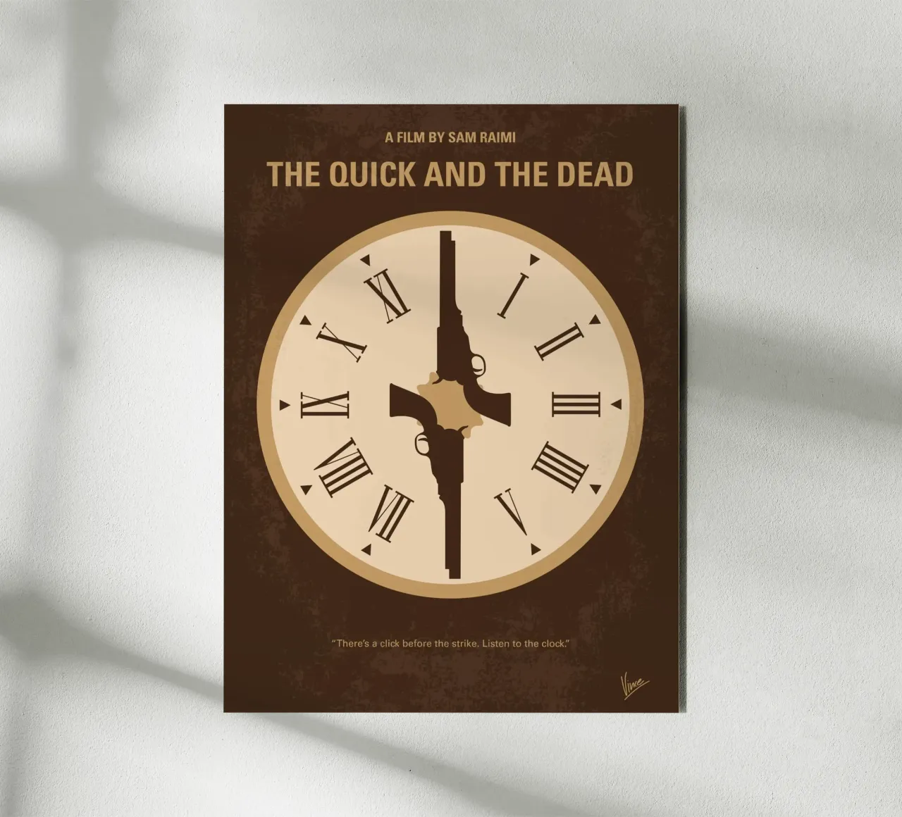No988 My The Quick and the Dead minimal movie poster pannello forex da Chungkong