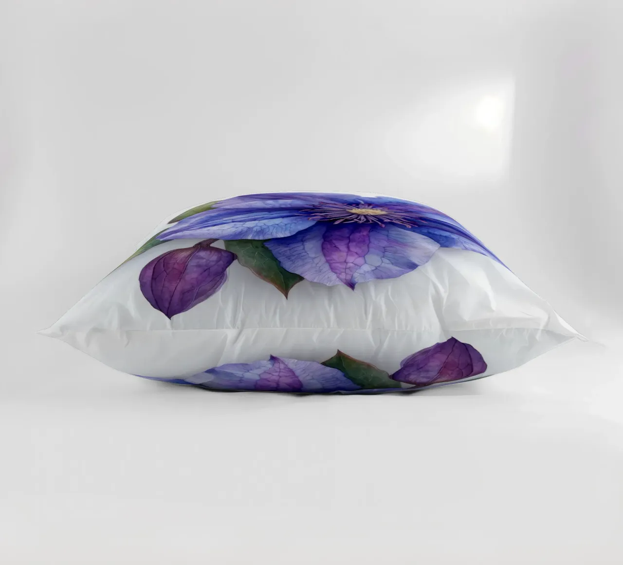 Fiore di clematide 4 cuscino da Bold Blooms