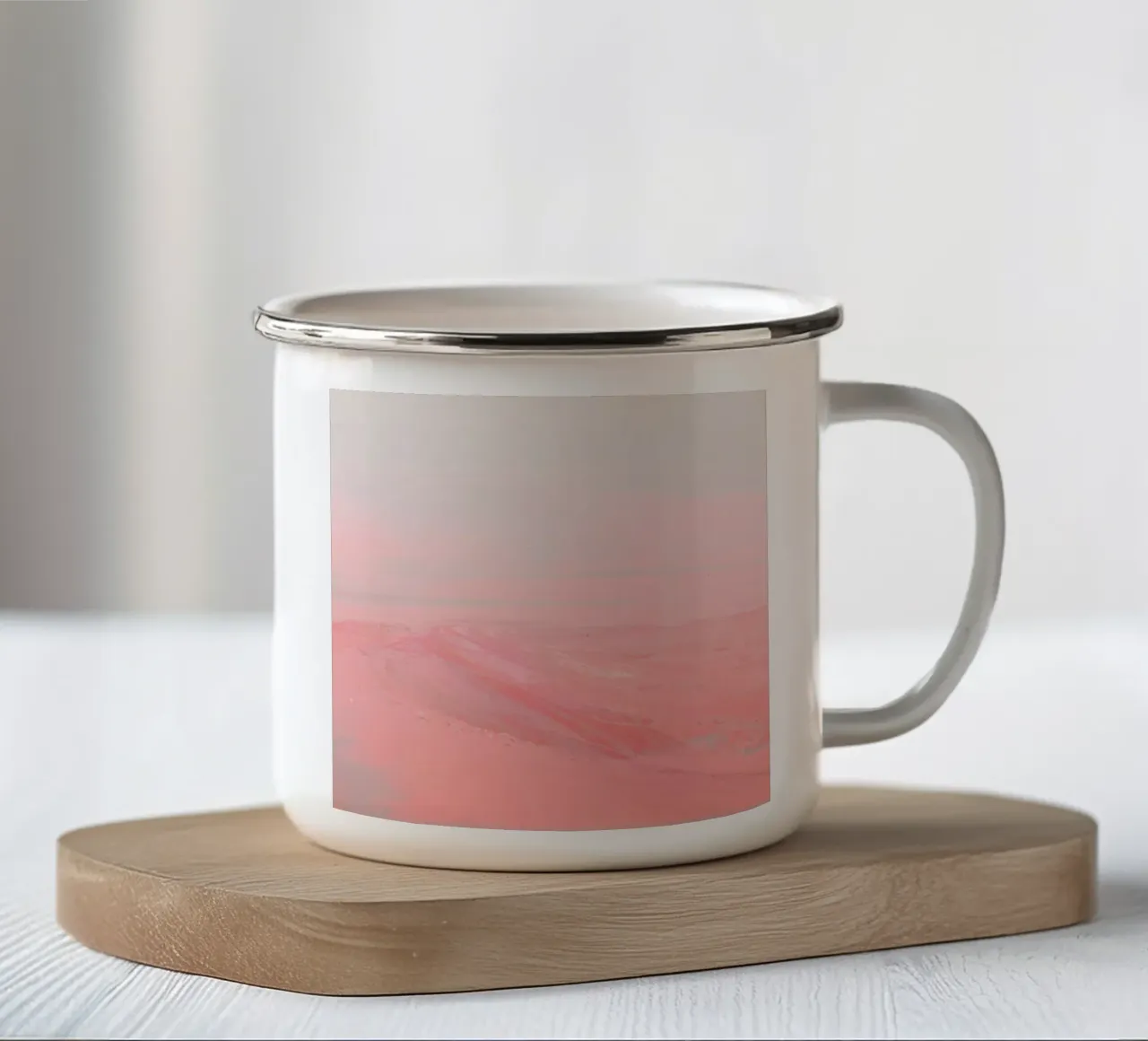 Chemin Rose tazza in smalto da Ruei