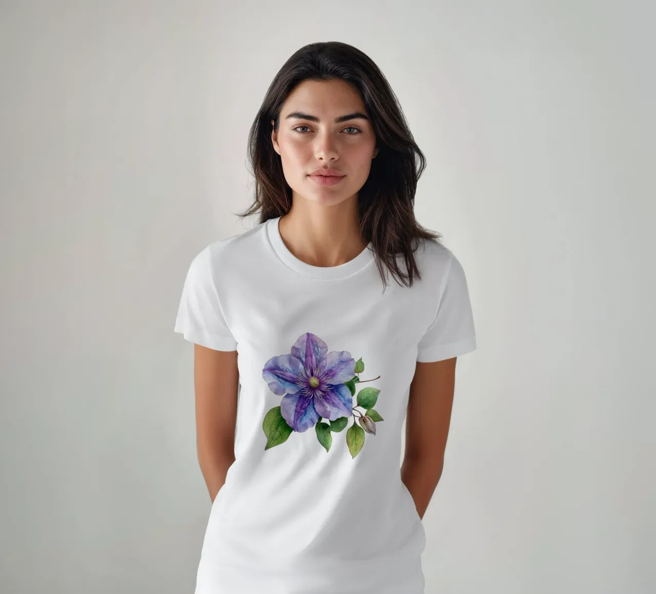 Fiore di clematide 1 t-shirt da Bold Blooms