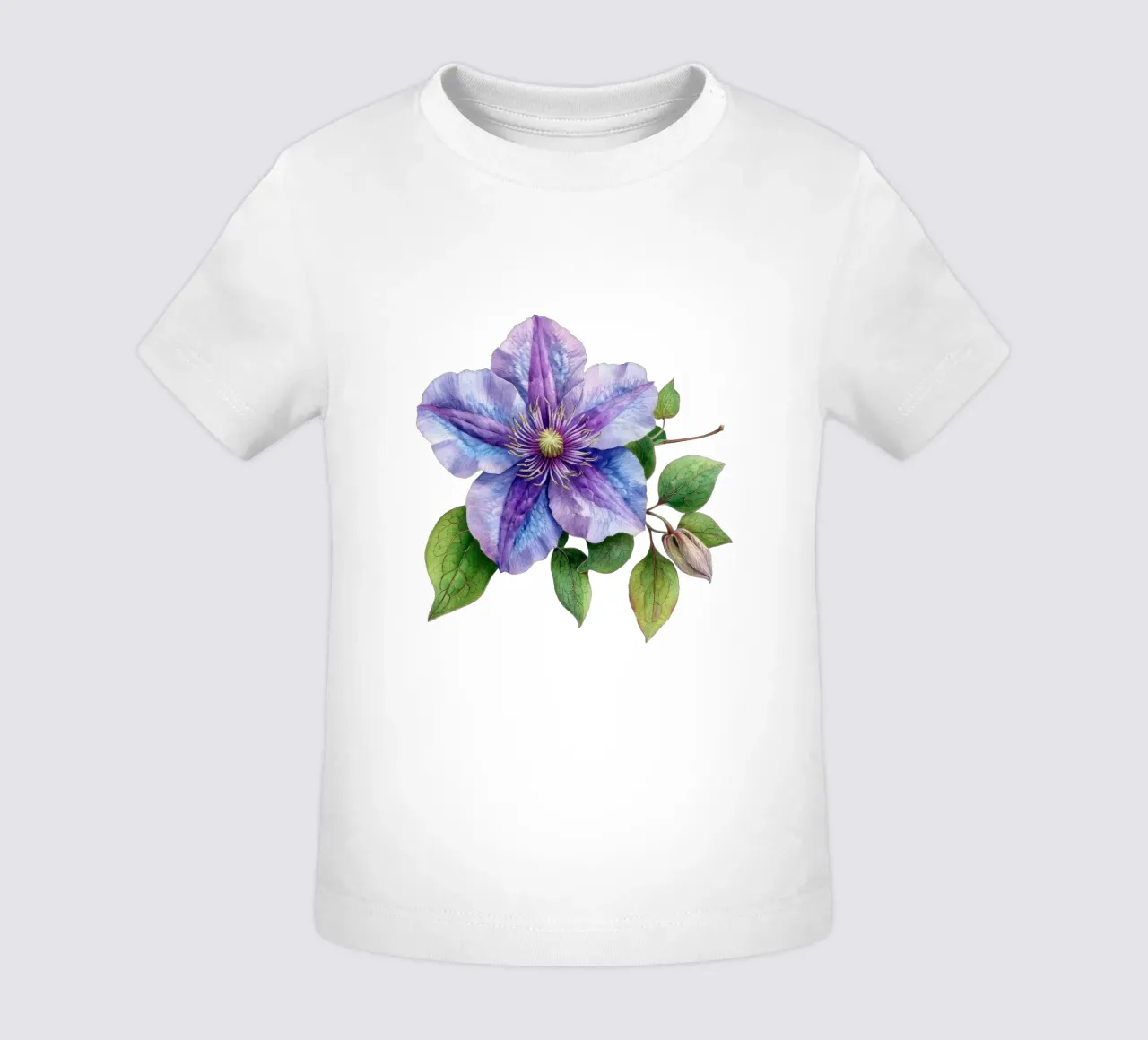 Fleur de clématite 1 t-shirt pour bébé de Bold Blooms