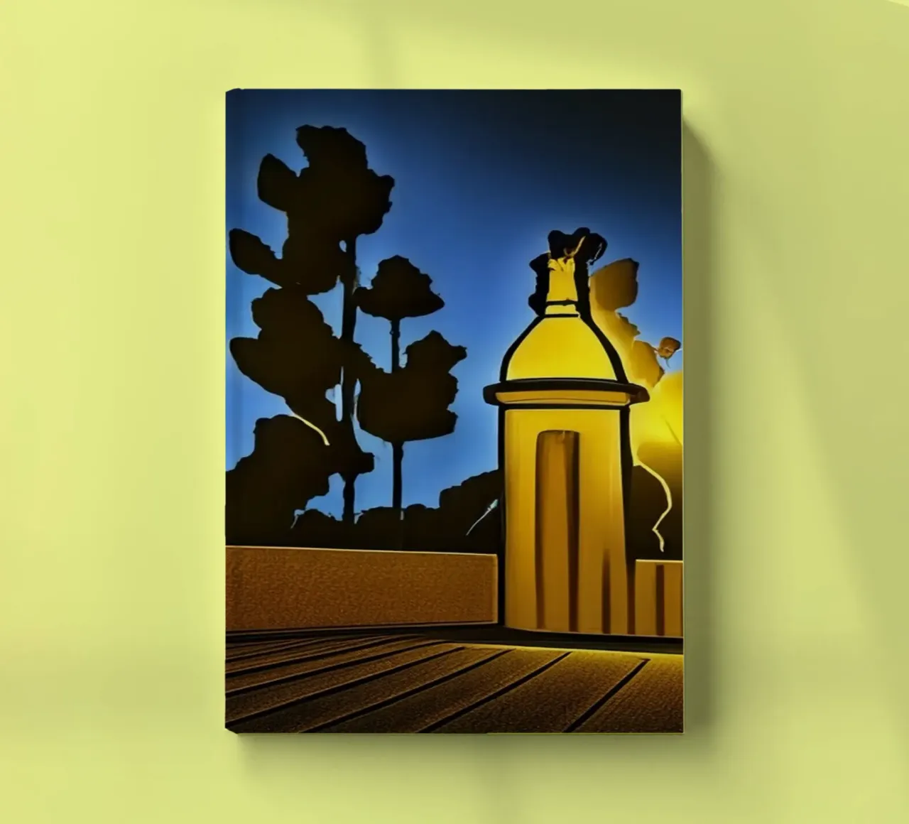 Seafront_Teneriffa_3 notebook by Abstract Art by LK