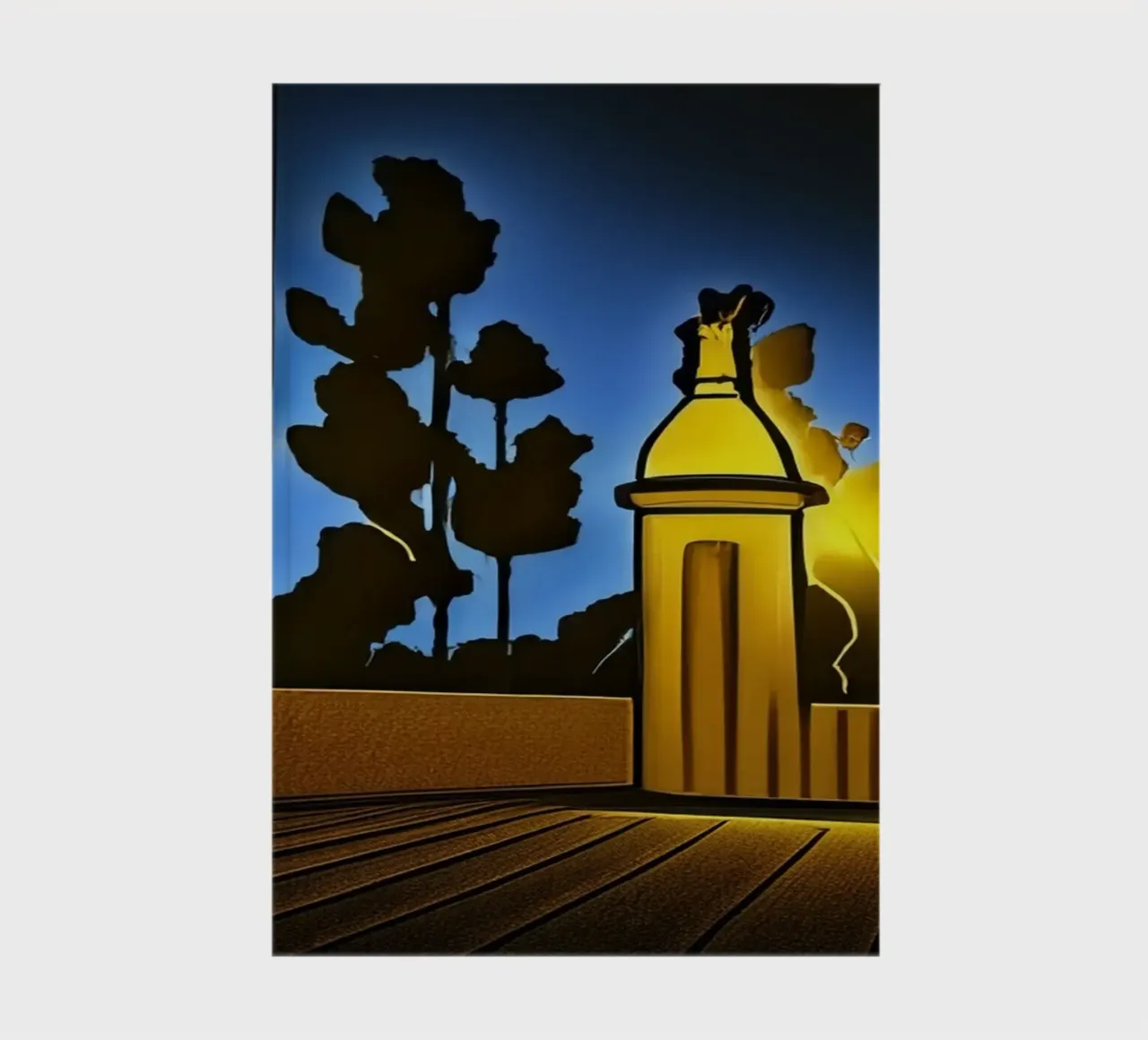 Seafront_Teneriffa_3 notebook by Abstract Art by LK