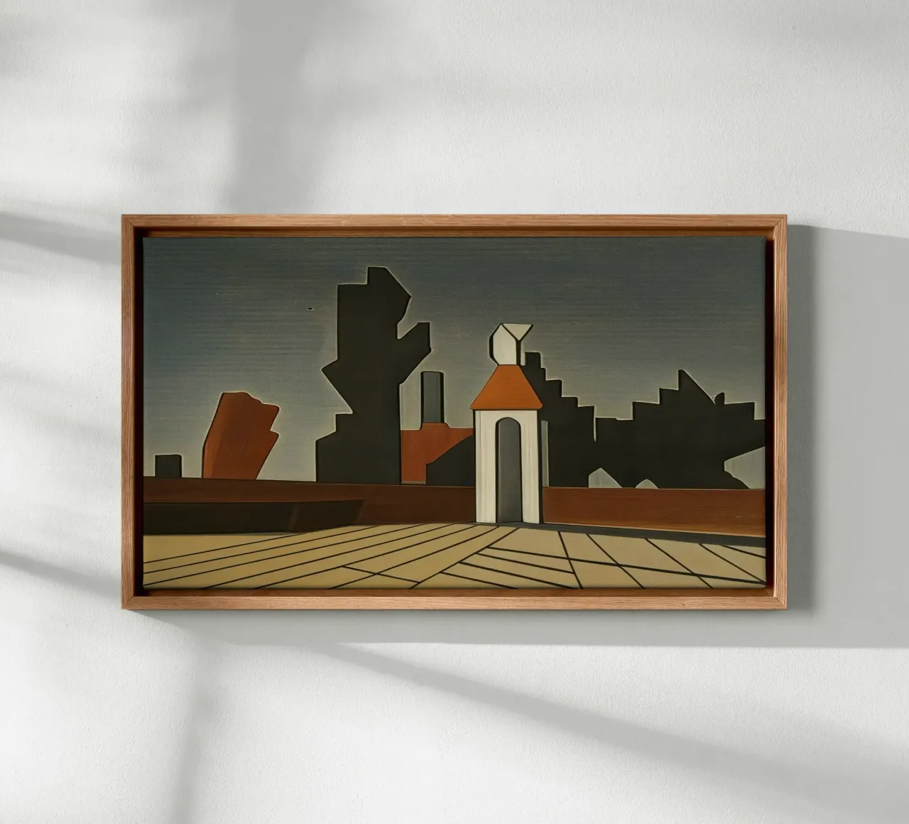 Lungomare_Teneriffa_4 tela con Cornice a cassetta da Abstract Art by LK