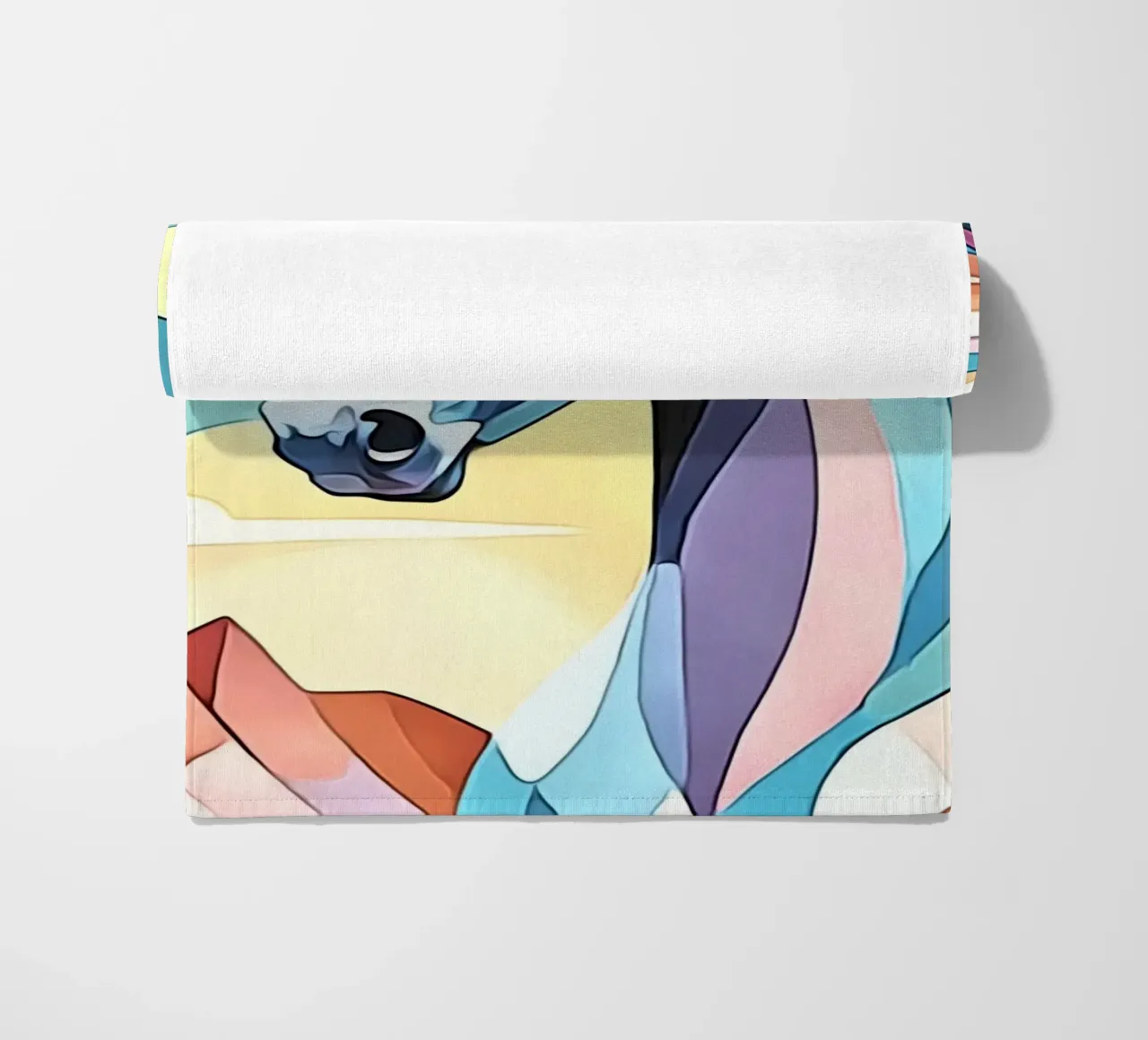 Cavalli in pastello #2 telo mare da ZAMART - PopArt