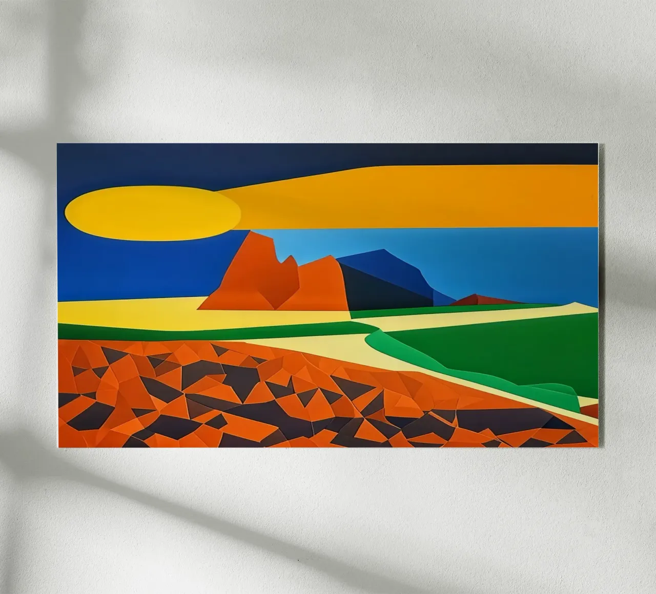 Atardecer_Tenerife_1 metacrilato de Abstract Art by LK