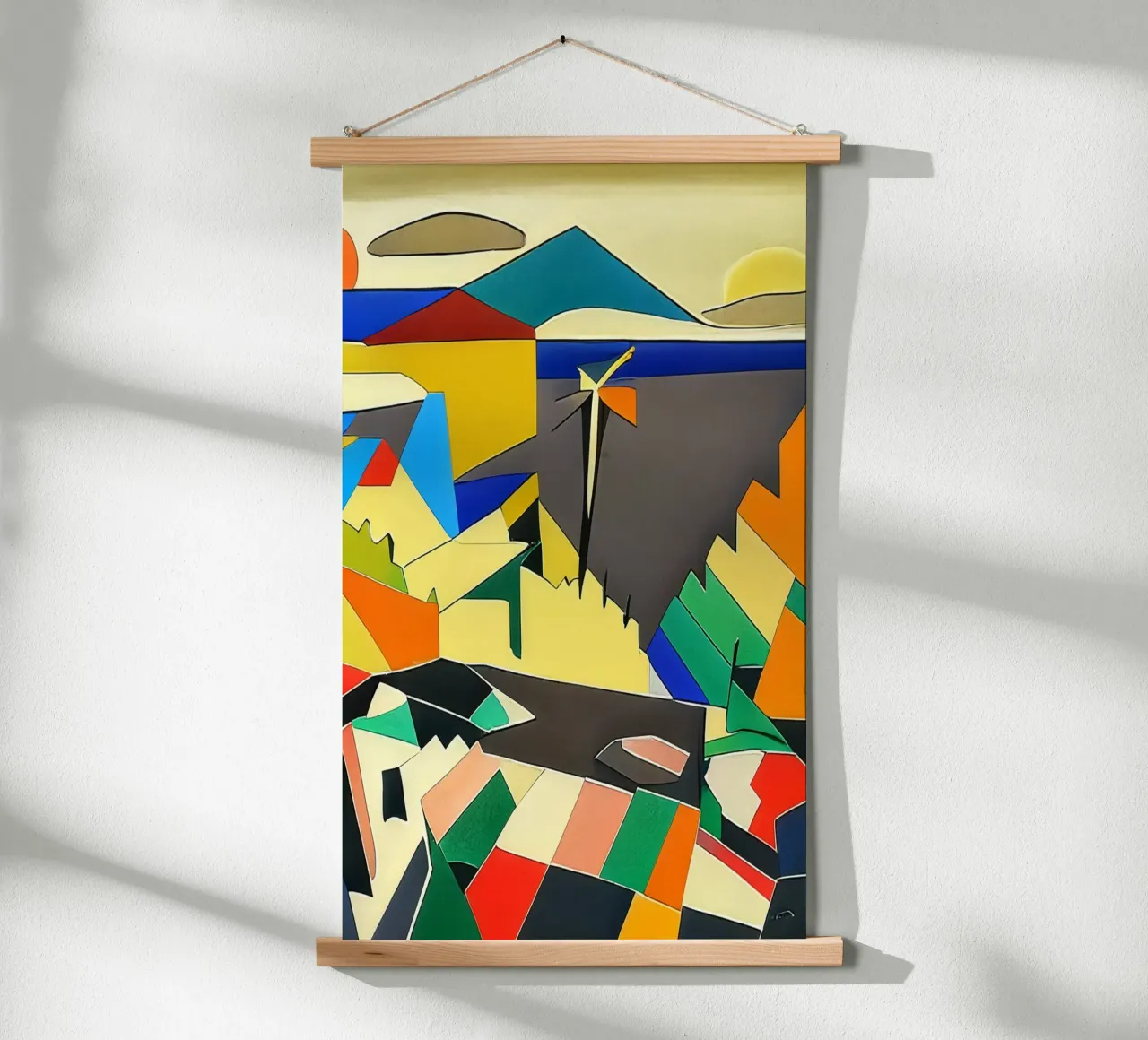Vista sul mare_Tenerife_1 poster con telaio in legno da Abstract Art by LK