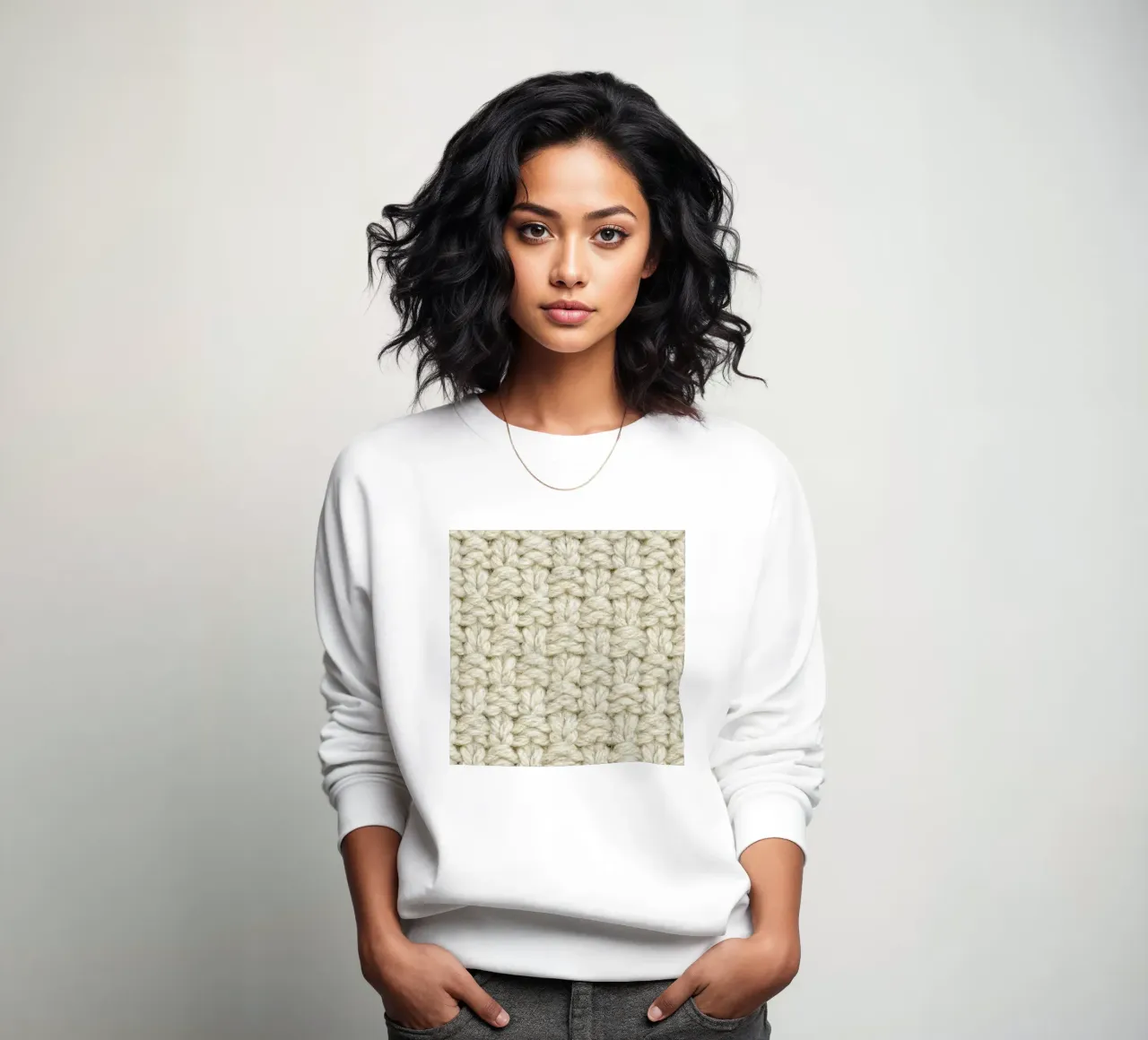 Wool Pattern sudadera de Curious Collections by Marielle Leenders