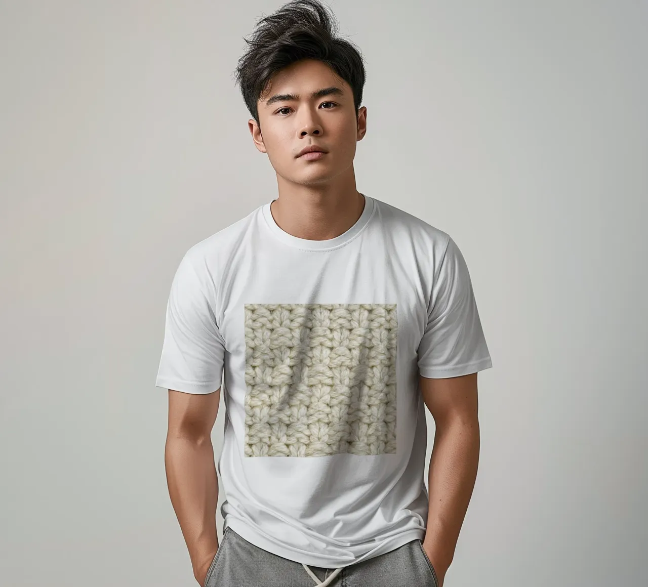 Wool Pattern t-shirt by Curious Collections by Marielle Leenders