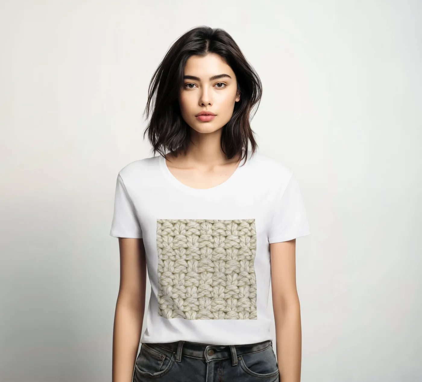 Wool Pattern t-shirt da donna da Curious Collections by Marielle Leenders