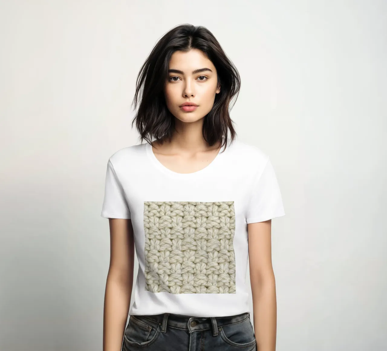 Wool Pattern t-shirt da donna da Curious Collections by Marielle Leenders