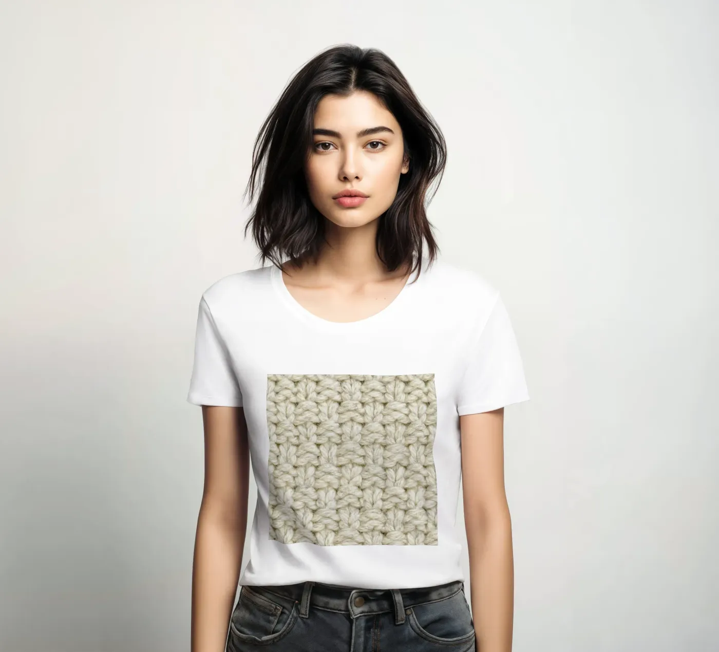 Wool Pattern t-shirt da donna da Curious Collections by Marielle Leenders