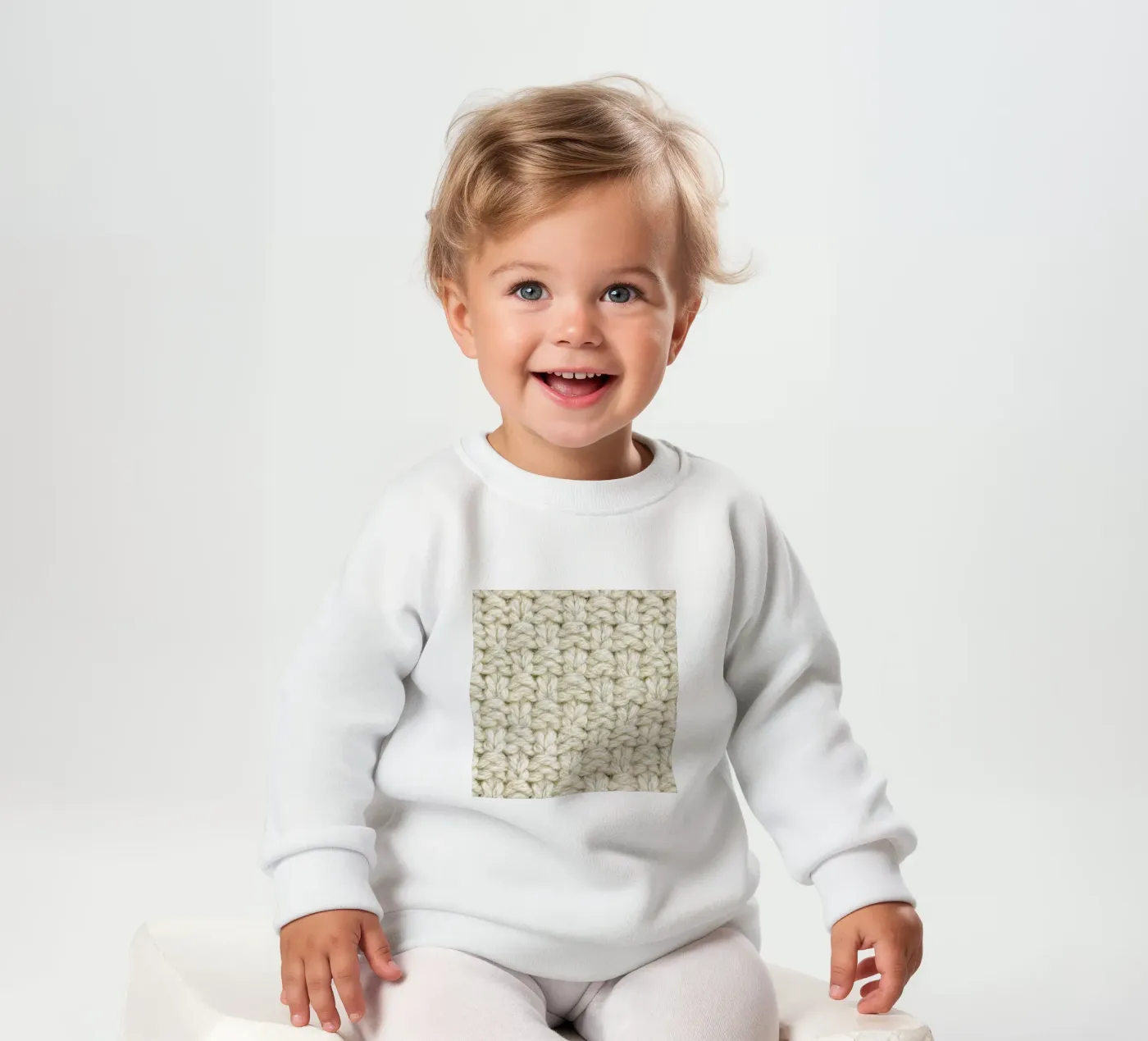 Wool Pattern sweat pour bébé de Curious Collections by Marielle Leenders