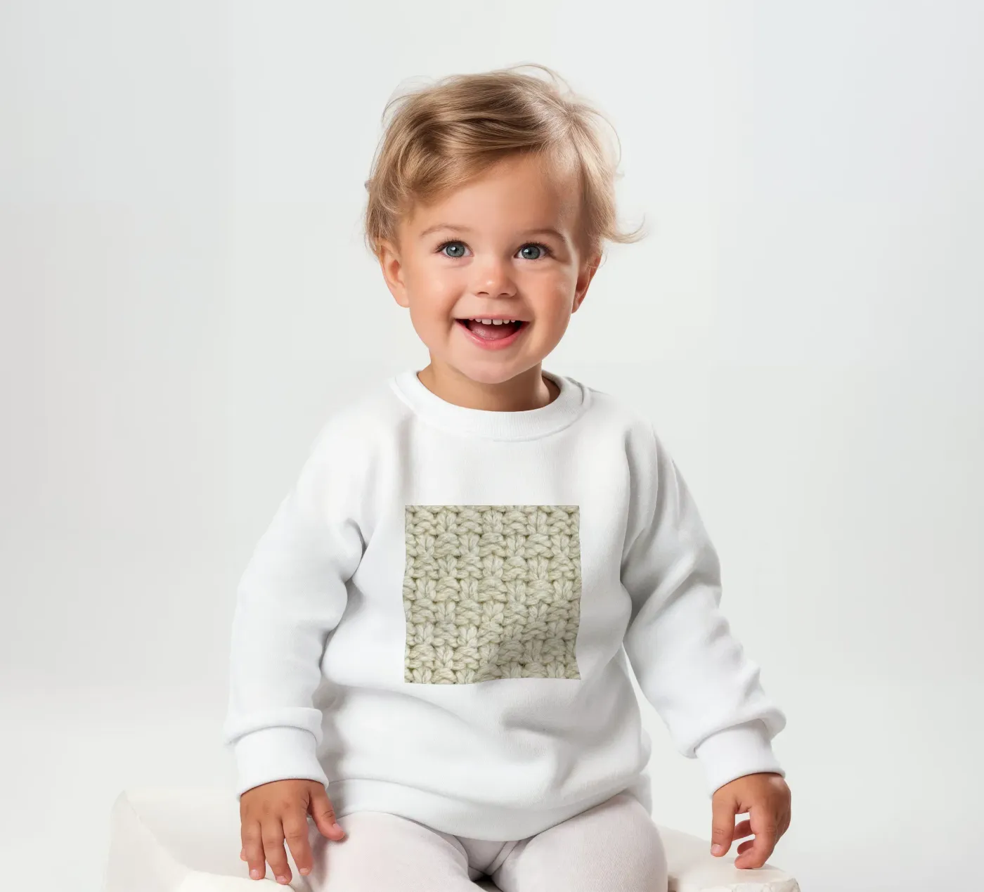 Wool Pattern sweat pour bébé de Curious Collections by Marielle Leenders