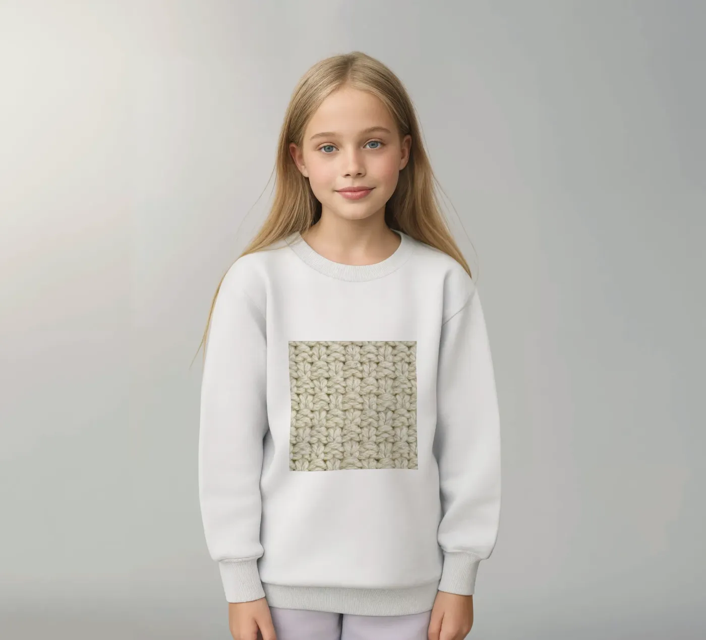 Wool Pattern kinder sweatshirt van Curious Collections by Marielle Leenders