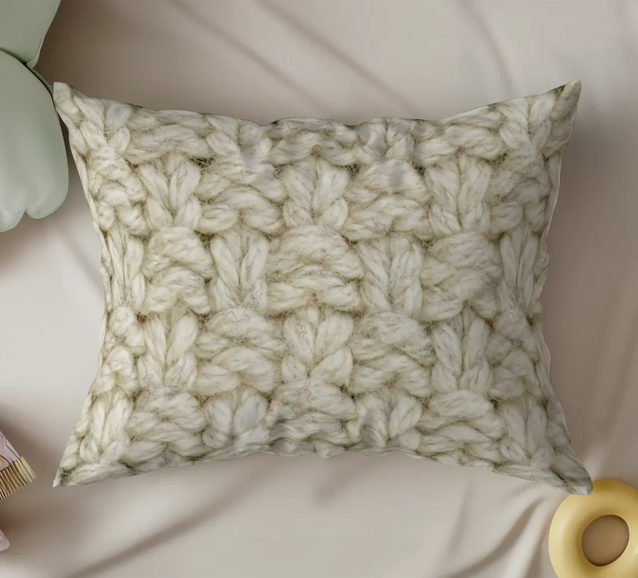 Wool Pattern cuscino da Curious Collections by Marielle Leenders