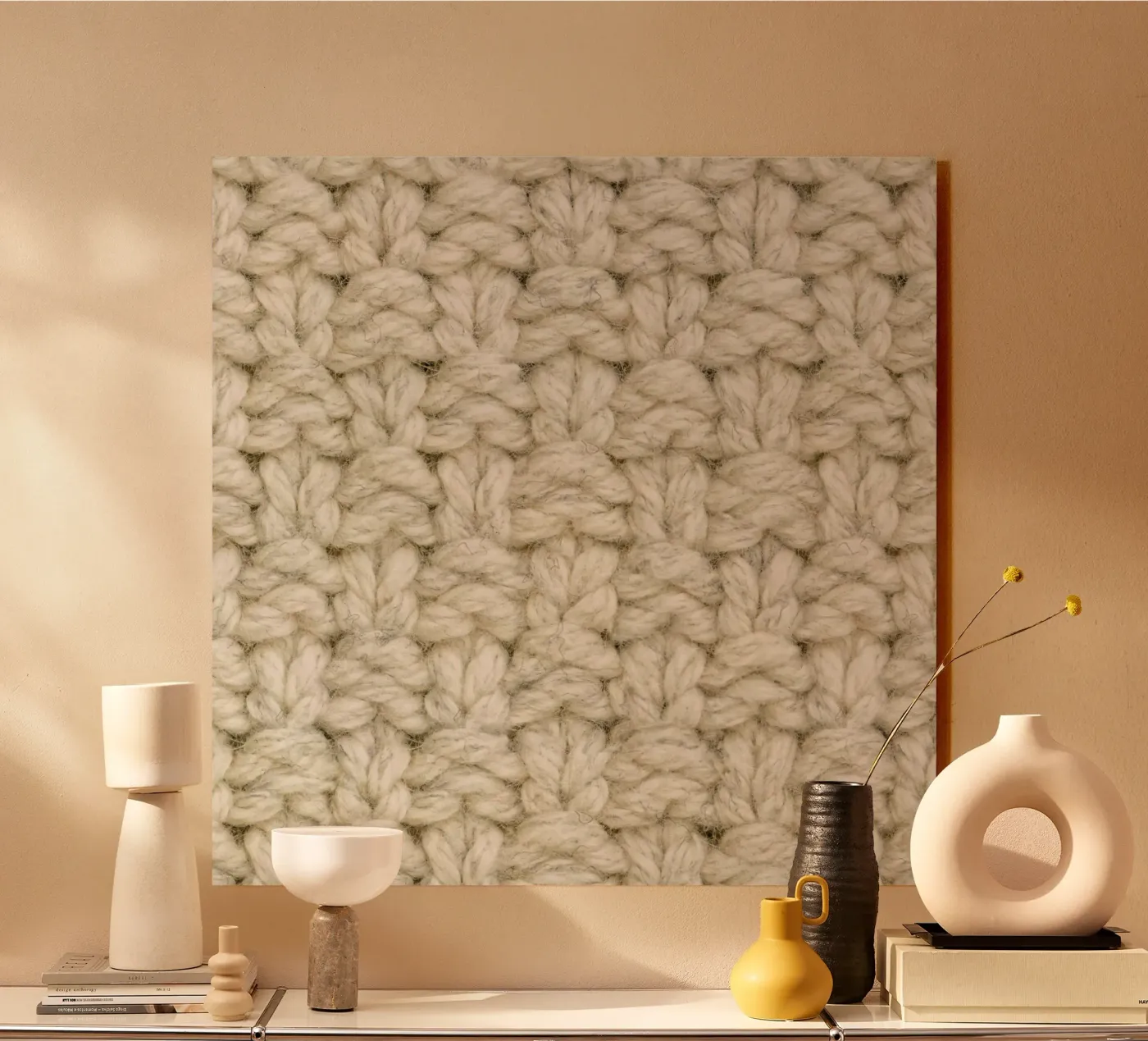 Wool Pattern forex plate by Curious Collections by Marielle Leenders