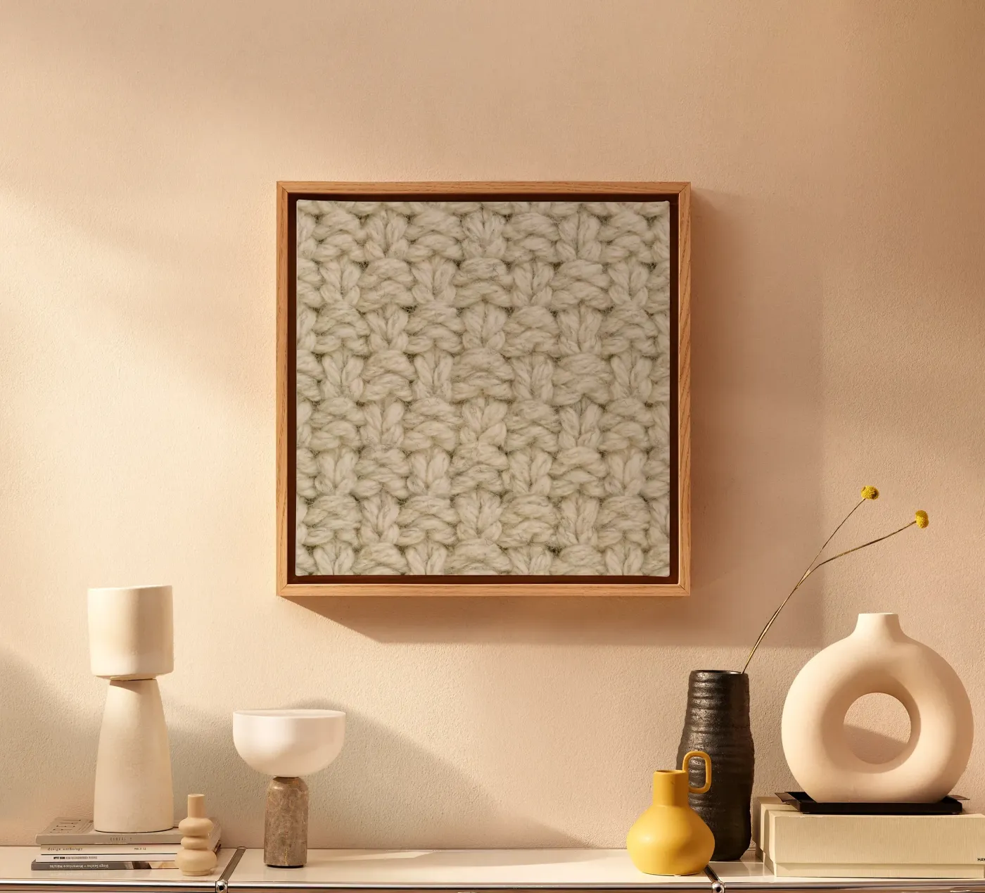 Wool Pattern canvas by Curious Collections by Marielle Leenders