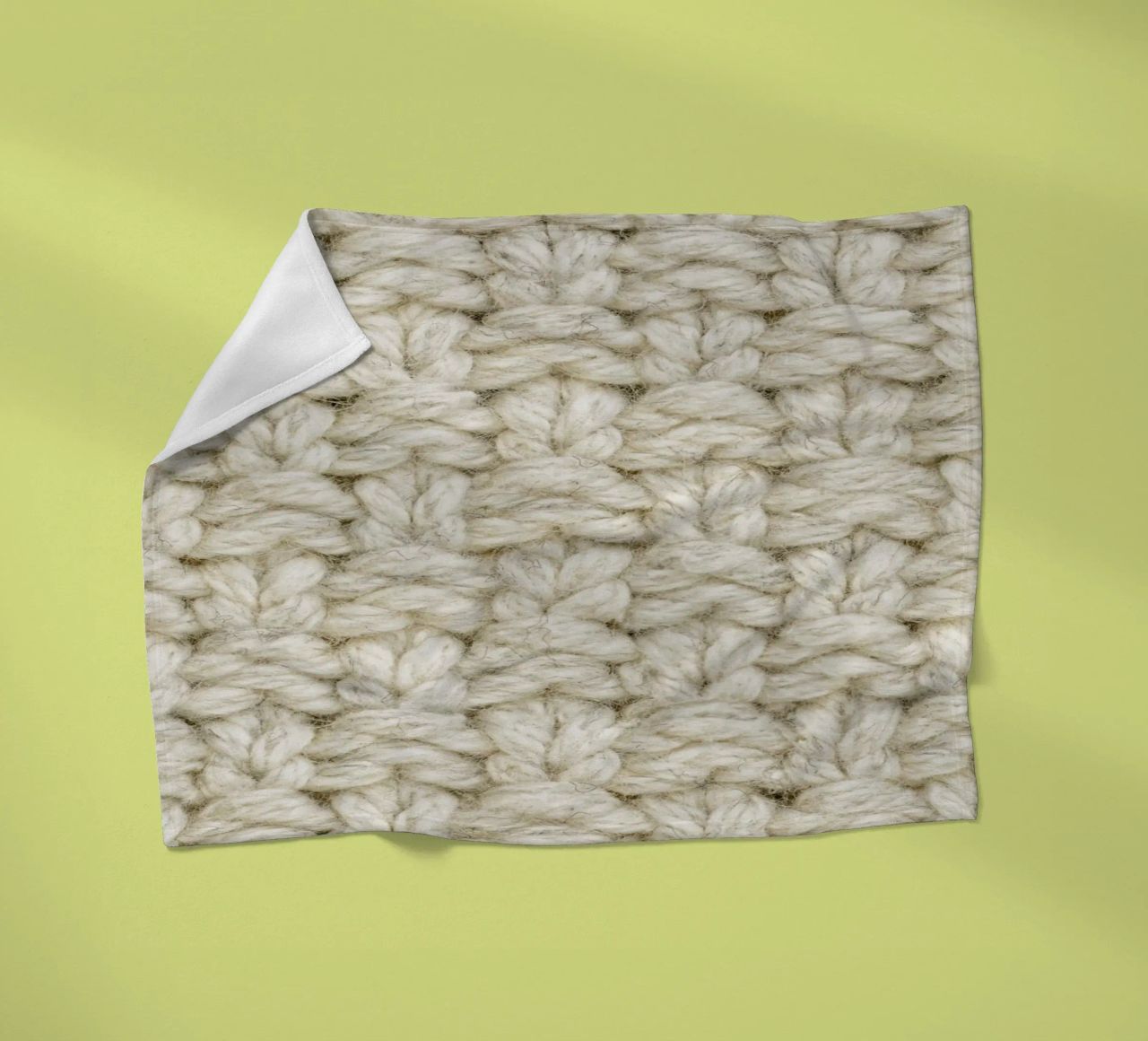 Wool Pattern coperta in pile da Curious Collections by Marielle Leenders