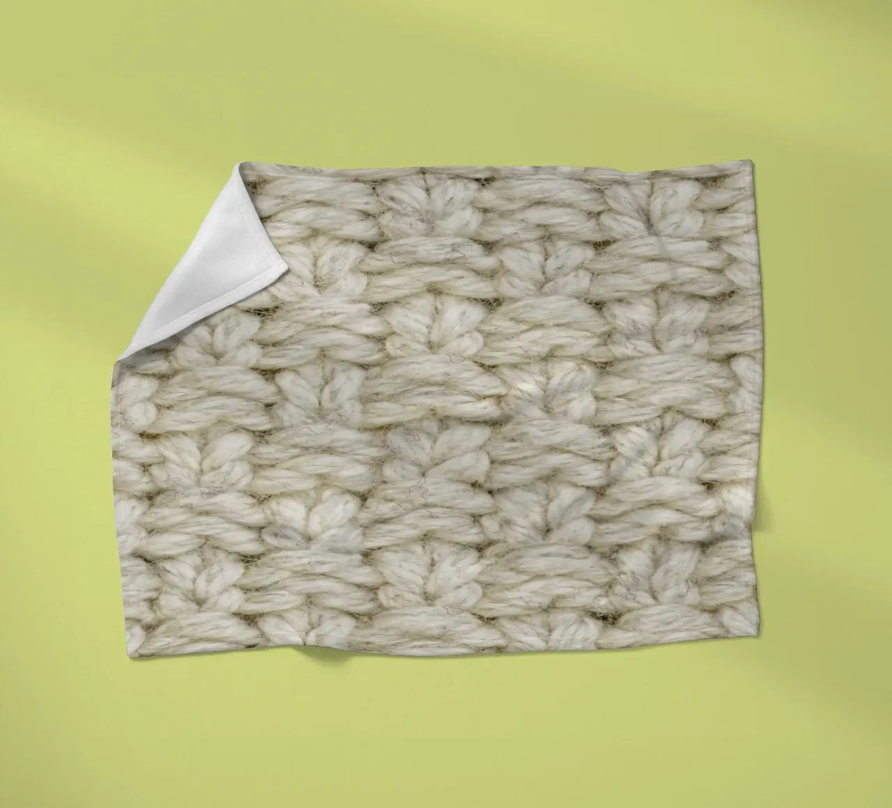 Wool Pattern coperta in pile da Curious Collections by Marielle Leenders