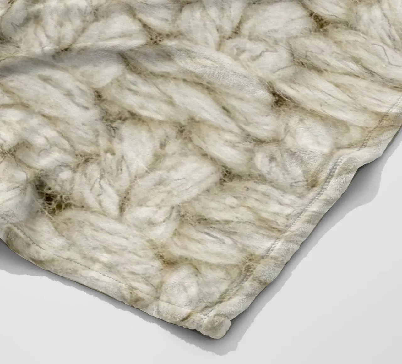 Wool Pattern coperta in pile da Curious Collections by Marielle Leenders