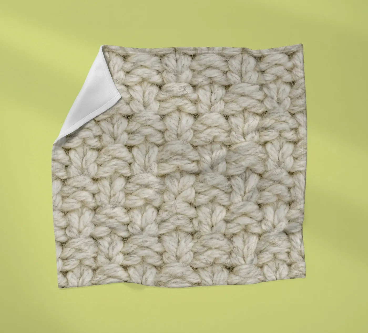 Wool Pattern Fleecedecke von Curious Collections by Marielle Leenders