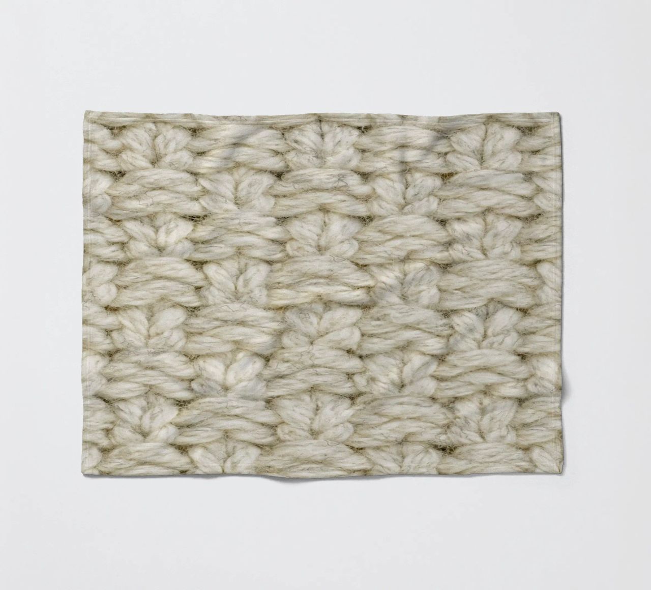 Wool Pattern coperta in pile da Curious Collections by Marielle Leenders