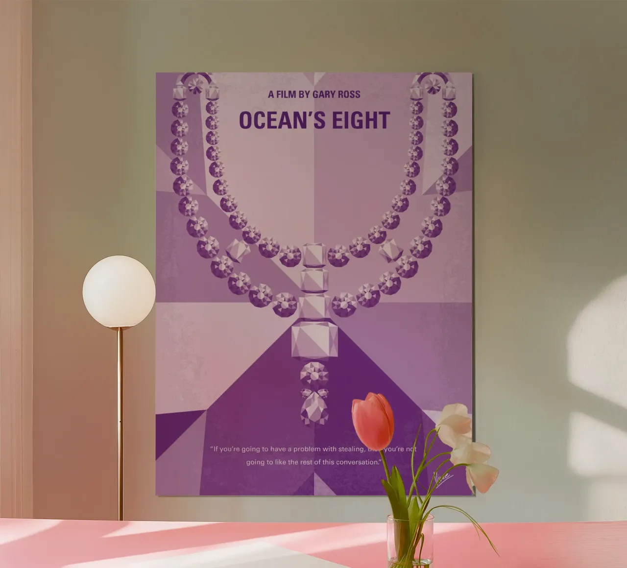 No995 My Oceans Eight minimal movie poster poster da Chungkong