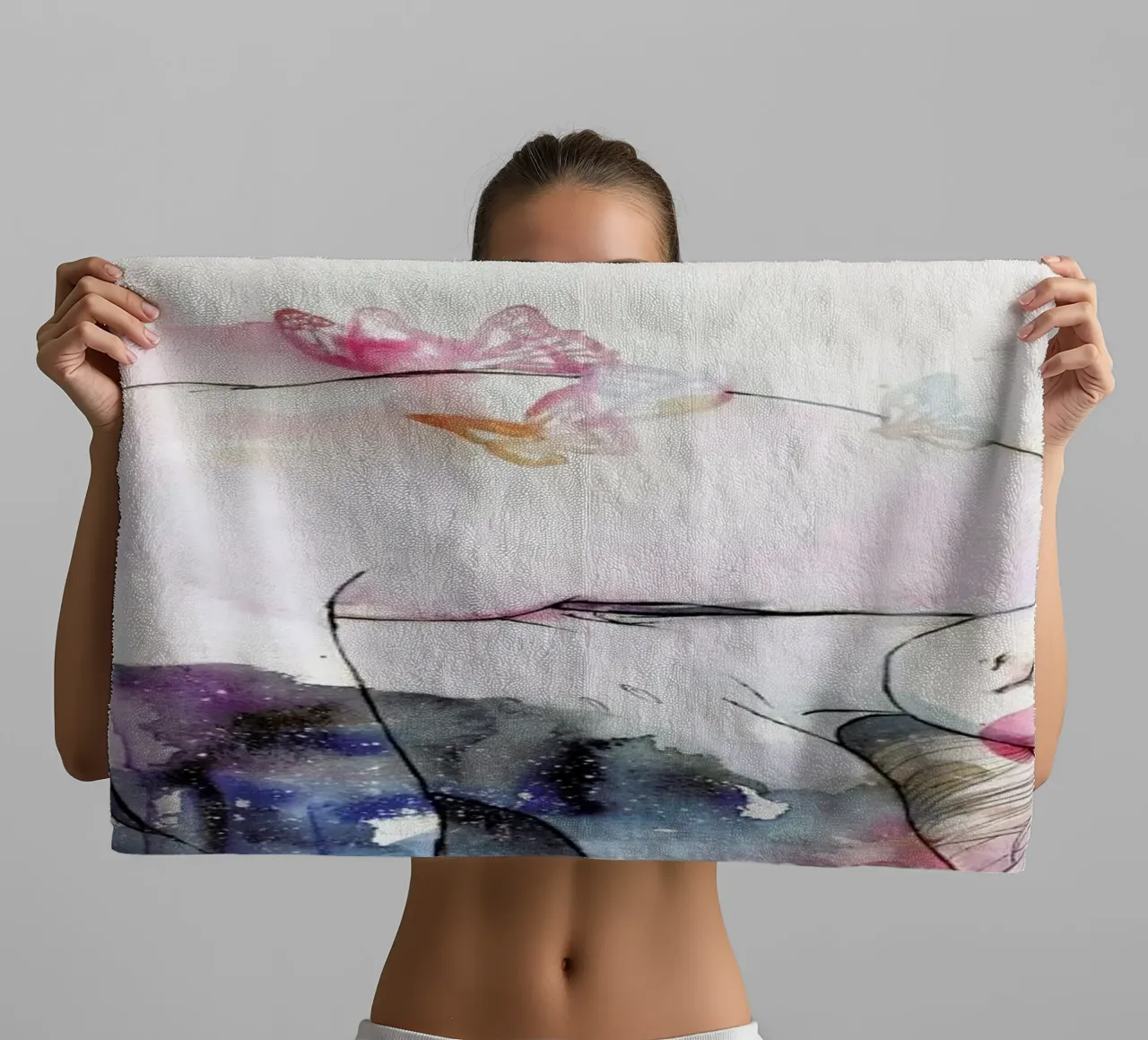 Dreamy Insomnia asciugamano da bagno da agnes-cecile