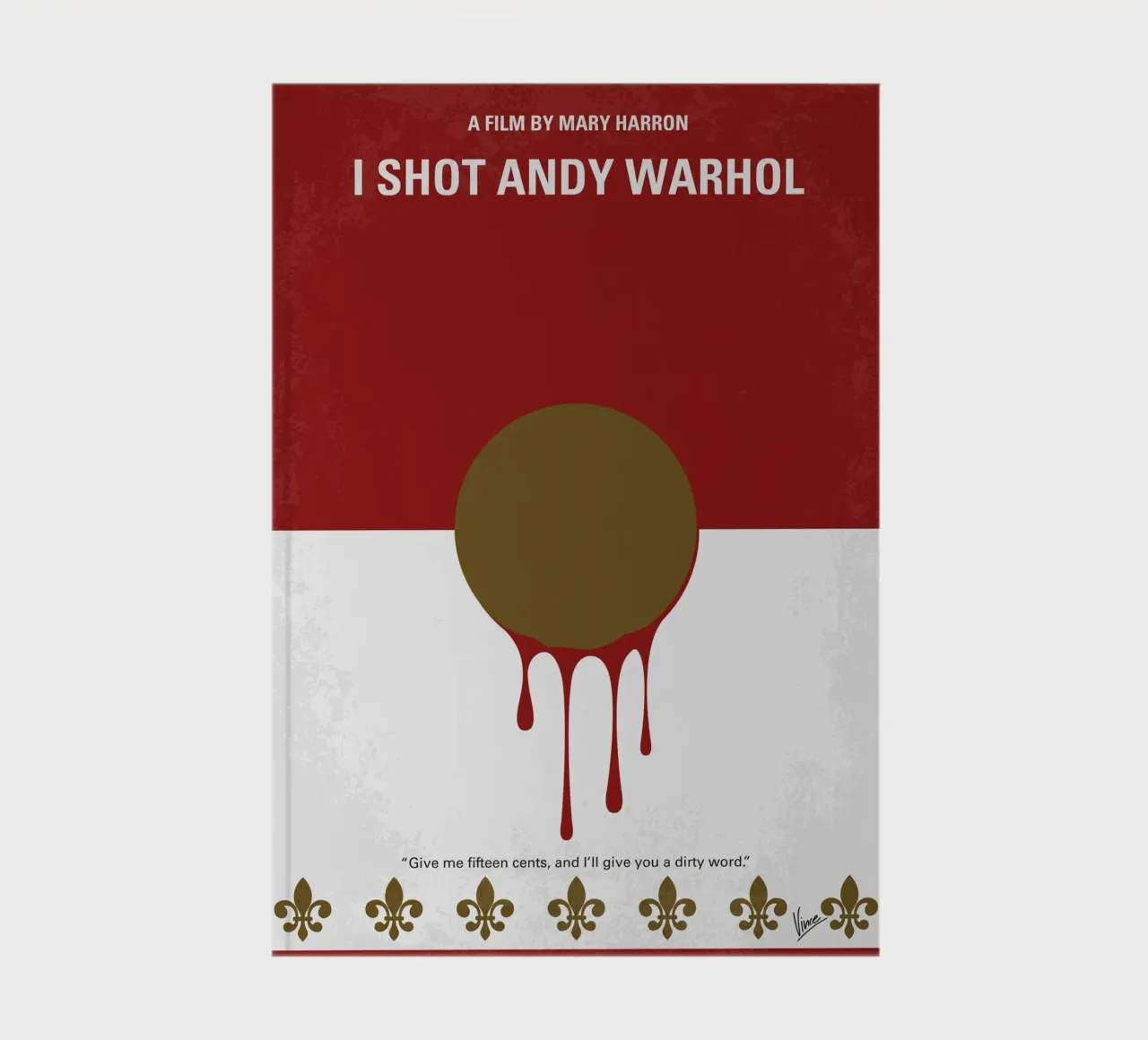 No1000 My I Shot Andy minimal movie poster notebook by Chungkong