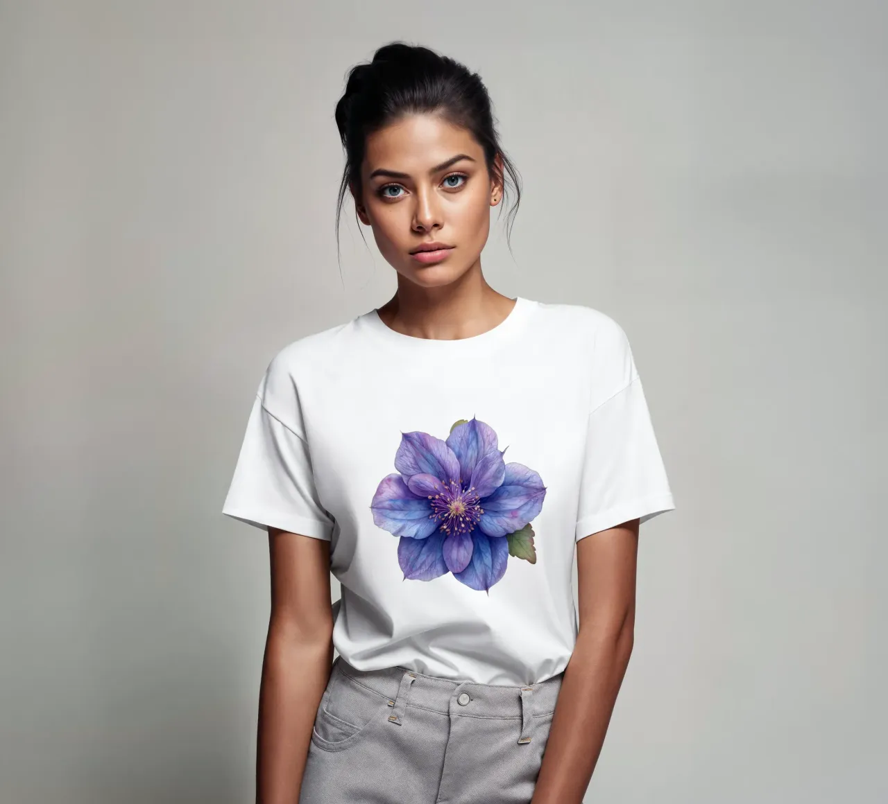 Columbine Flower 2 t-shirt by Bold Blooms