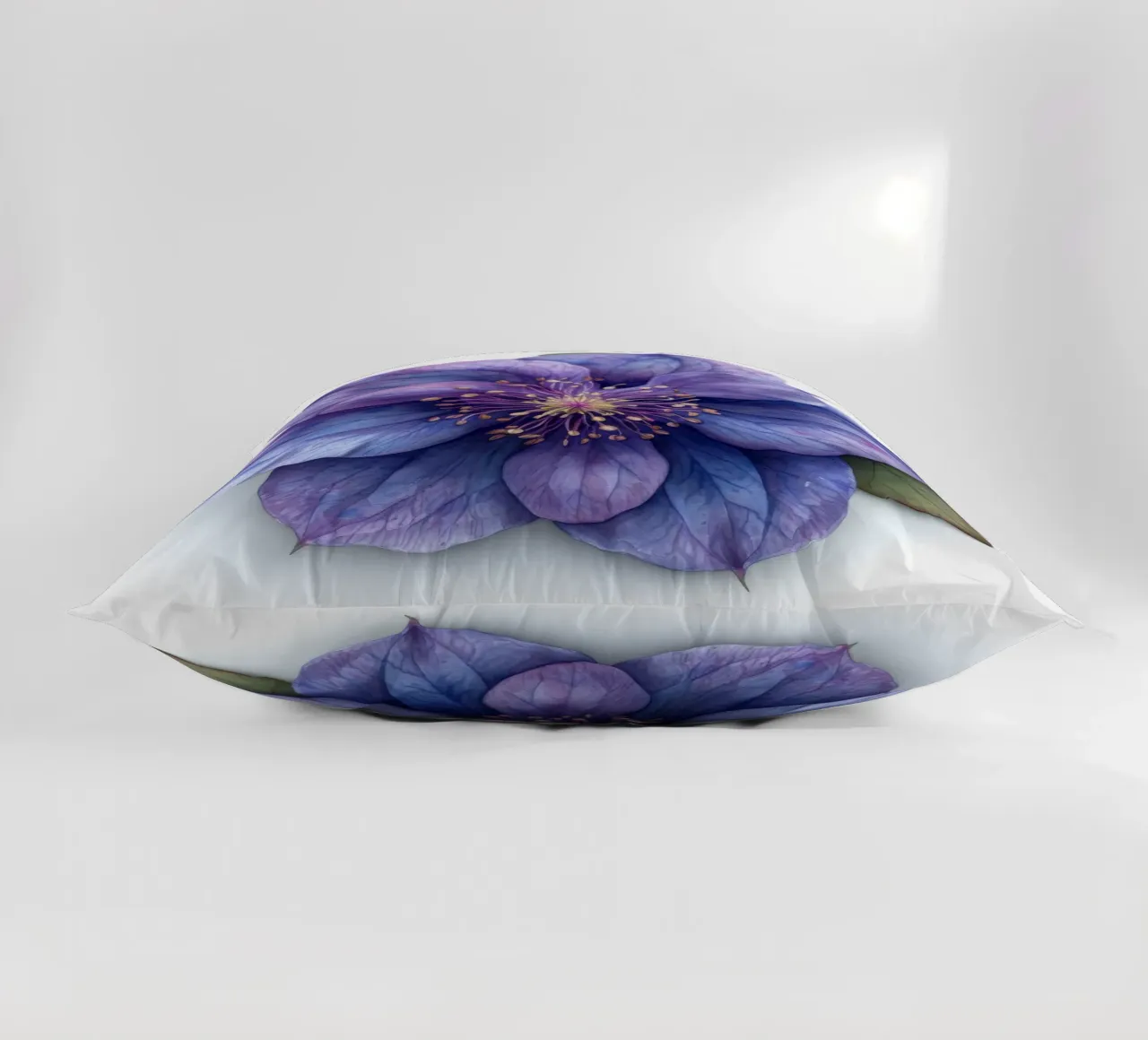 Columbine Flower 2 decorative cushion by Bold Blooms