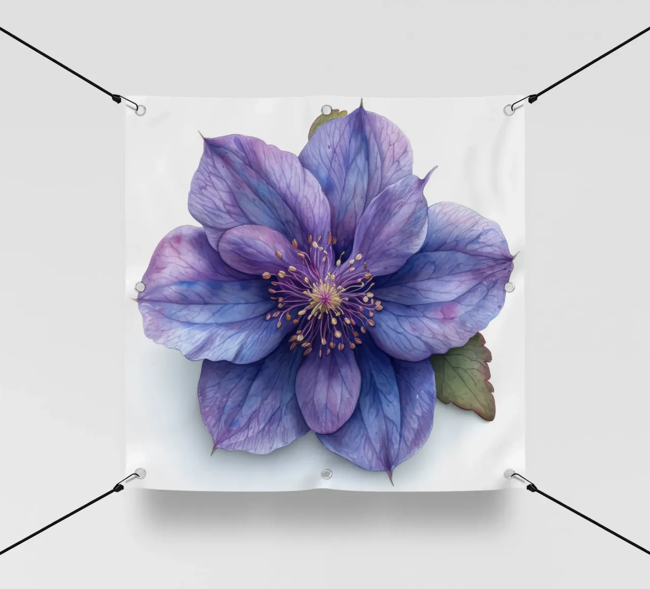 Columbine Flower 2 pvc cover by Bold Blooms