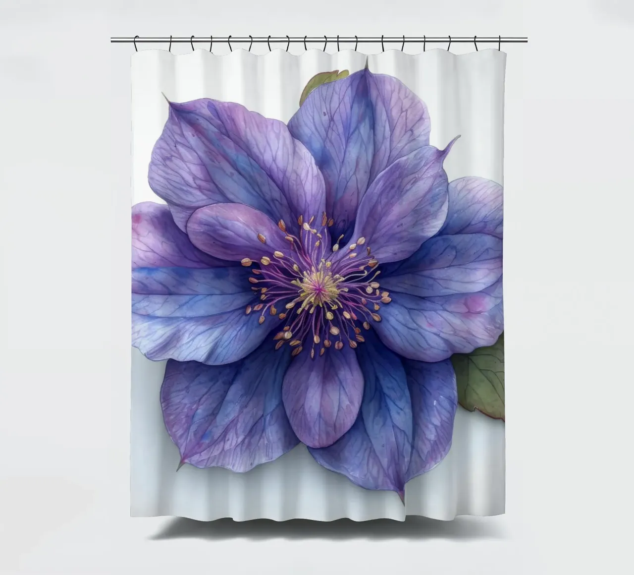 Columbine Flower 2 shower curtain by Bold Blooms