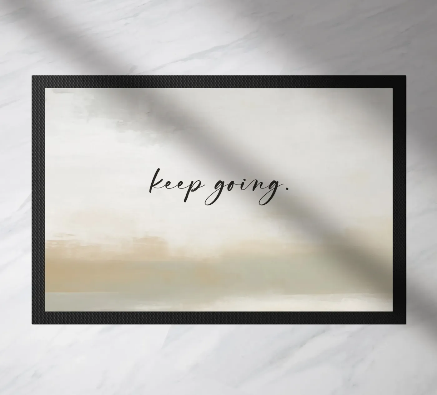 Keep Going doormat by treechild